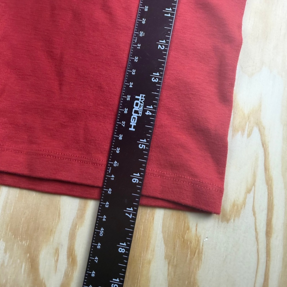 John Galt Brandy Melville Red Swiss Deer Embroidered Baby Tee Crop Top OS - Picture 3 of 6